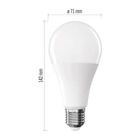 Lampadina LED Goccia E27 A70 16W (120W) 1901lm 2700K Luce Calda | EMOS ZQ5E71
