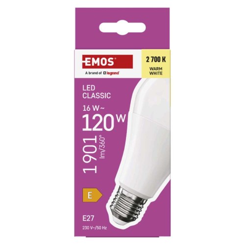Lampadina LED Goccia E27 A70 16W...