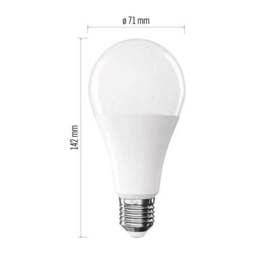 Lampadina LED Goccia E27 A70 16W...