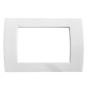 Placca 4 Moduli Bianca Classic Serie ARC Marlanvil 7834.T.B