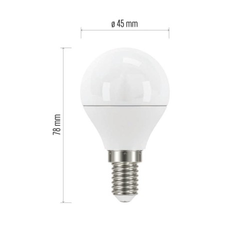 Lampadina LED E14 4.2W (40W) 2700K...