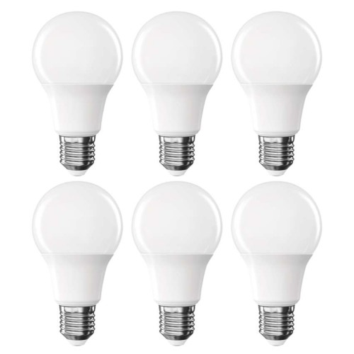 Set 6 Lampadine LED A60 E27 9.4W...