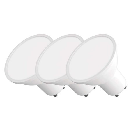 Set 3 Faretti LED GU10 7W (60w) 4000K 806lm: Luce Neutra Visione Chiara | Emos ZQ8E43.3