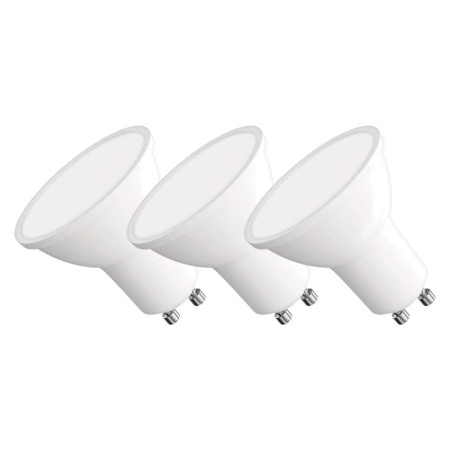 Set 3 Faretti LED GU10 3W 3000K (35W) 345lm Luce Calda 3 Anni Garanzia | EMOS ZQ8E12