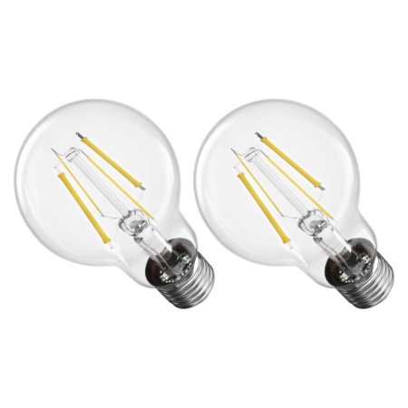 SET di 2 Lampadine LED Filamento Goccia E27 5.9W (60W) 806lm 2700K Luce Calda | Emos ZF5D42.2