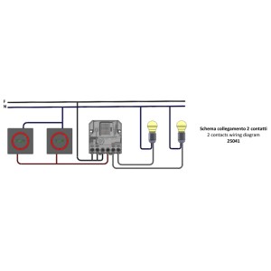 Relè ad Impulsi Meccanico 2 Contatti 250V 10A 4 Impulsi | Zippo 25041 2