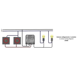 Relè ad Impulsi Meccanico 1 Contatto 250V 10A | Zippo 25040 2