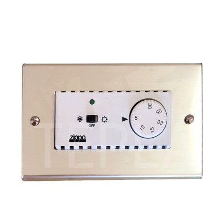 Termostato Ambiente con Placca in Metallo per Serie BTicino Magic | Zippo 0941