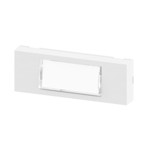 Pulsante Portanome Illuminabile Bianco per Campanello Zippo 22901B