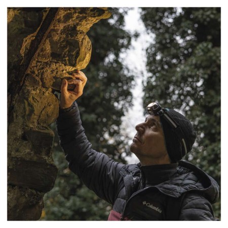 Lampada Frontale LED COB Ricaricabile, 500 lm, Sensore Touchless, 7 Modalità, 130m di Portata, USB-C | EMOS P3542