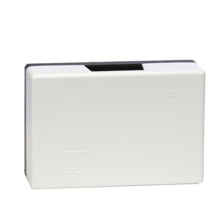 Suoneria due toni Din-Don rettangolare 220V bianca Zippo 4067