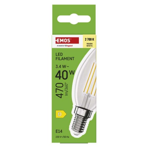 Lampadina LED Filamento Oliva E14...