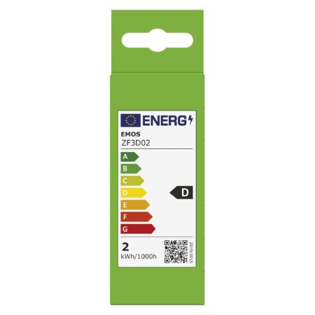 Lampadina LED Filamento Oliva E14 1.8W (25W) 2700K 250lm Luce Calda | Emos ZF3D02