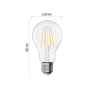 Lampadina LED Filamento Goccia E27 5.9W 806lm 4000K Luce Neutra | Emos ZF5D43 2