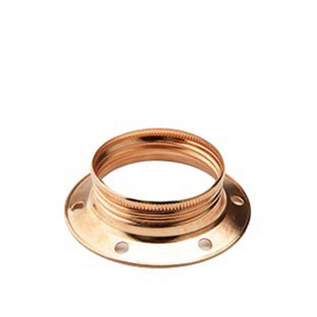 GHIERA FILETTATA E27 OTTONE IN METALLO FAI 0132