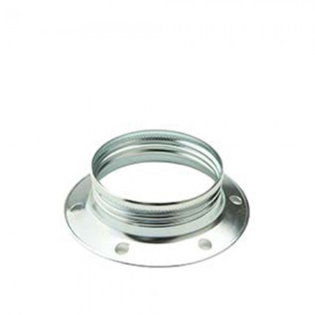 GHIERA FILETTATA E27 ARGENTO TERMOPLASTICA  FAI 0231/ARG