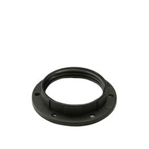 GHIERA FILETTATA E27 NERA TERMOPLASTICA  FAI 0231/N
