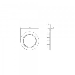 GHIERA FILETTATA E27 NERA... 2