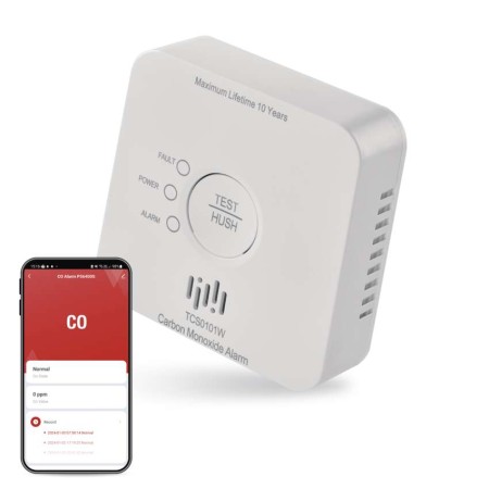 rilevatore monossido smart Wi-Fi EMOS P56400S certificato EN 50291-1:2018