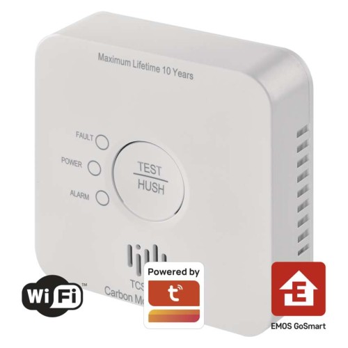 Rilevatore Wi-Fi EMOS P56400S con simboli funzione e casa