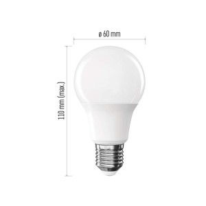 Set 3 Lampadine LED A60 E27 9.4W (60W) 806lm 3000K Luce Calda | EMOS ZL5F42.3 2
