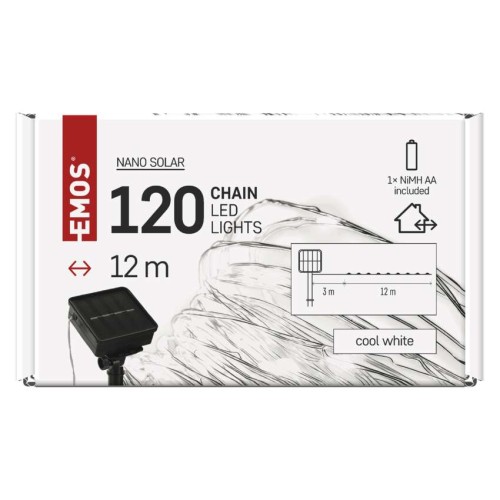 Catena Luminosa NANO LED Solare 12m...