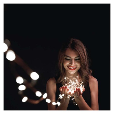 Catena Luminosa NANO LED Solare 12m 120 LED per Interni ed Esterni | Emos D3ZC01