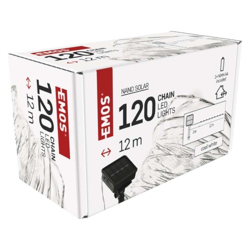 Catena Luminosa NANO LED Solare 12m...