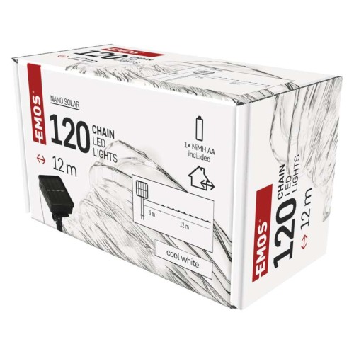 Catena Luminosa NANO LED Solare 12m...