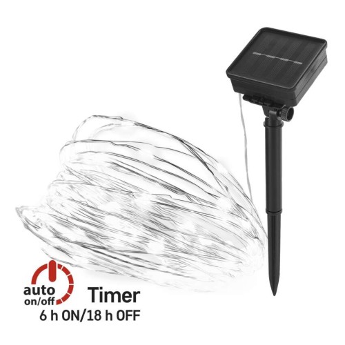 Catena Luminosa NANO LED Solare 12m...