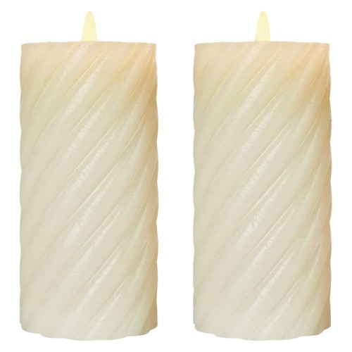 Candele in Vera Cera con Luce LED...