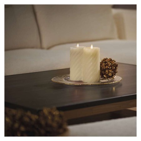 Candele in Vera Cera con Luce LED Calda e Timer | Emos DCCV17