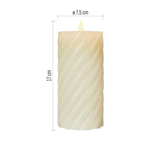 Candele in Vera Cera con Luce LED...