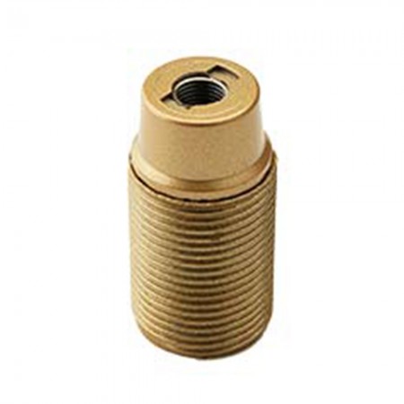 Portalampada Filettato in Resina E14 Oro FAI 0194/OR