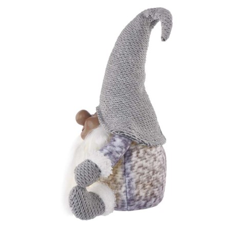 Gnomo Natalizio LED Seduto 35 cm con Luce Bianca Calda | Emos DCFW01