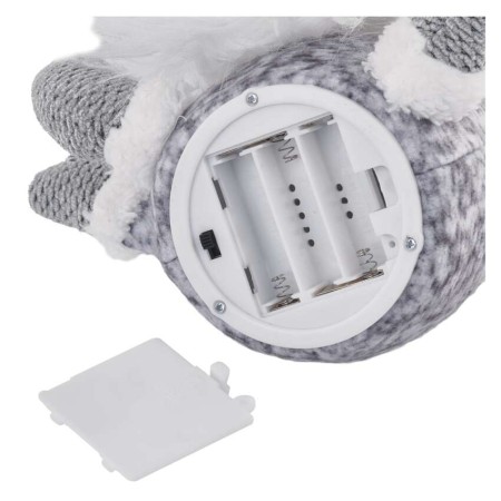 Gnomo Natalizio LED Seduto 35 cm con Luce Bianca Calda | Emos DCFW01