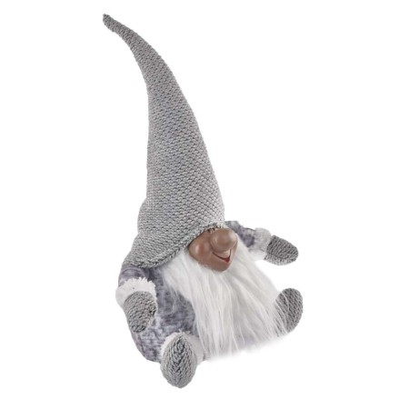 Gnomo Natalizio LED Seduto 35 cm con Luce Bianca Calda | Emos DCFW01