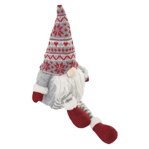 Elfo Natalizio LED Seduto 27 cm con...