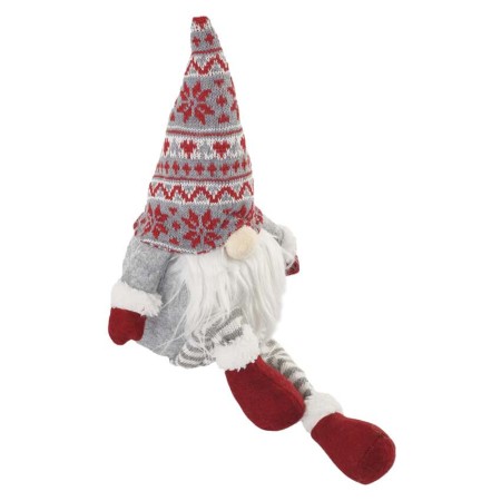 Elfo Natalizio LED Seduto 27 cm con Luce Bianca Calda | Emos DCFW03