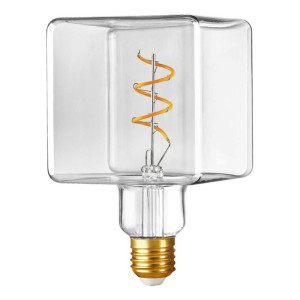 Lampadina Flex Ice Cube Trasparente Dimmerabile 4W 270lm 2500K