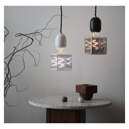 Lampadina Decorativa LED Flex Ice Cube  Blu Metallizzato 4W 3000K Dimmerabile | SPL LC271275566