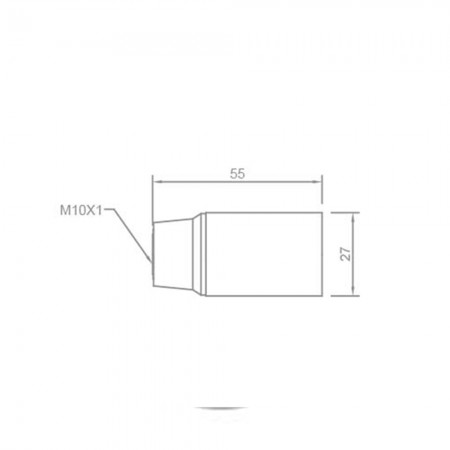 Portalampada in Resina E14 Liscio Oro | FAI 0166/OR
