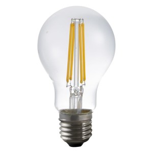 Lampadina LED E27 da 7W (60W) dotata di sensore crepuscolare luce calda e avvolgente di 2700K