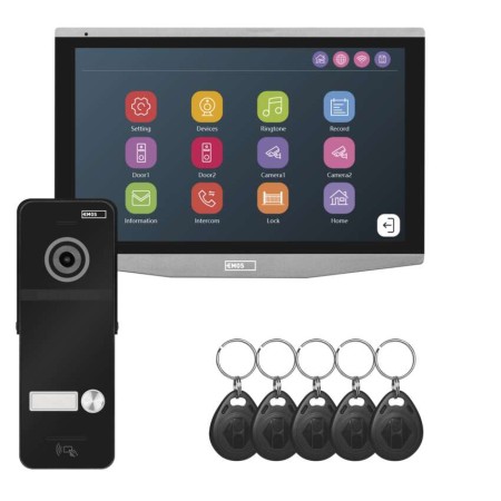 Kit Videocitofono Smart EMOS GoSmart IP-750A con WiFi e Visione Notturna | Emos H4020