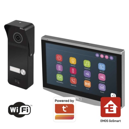 Kit Videocitofono Smart EMOS GoSmart IP-750A con WiFi e Visione Notturna | Emos H4020