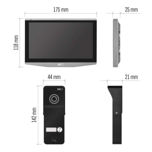 Kit Videocitofono Smart EMOS GoSmart...