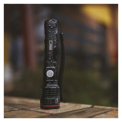 Torcia LED Ricaricabile in Metallo...