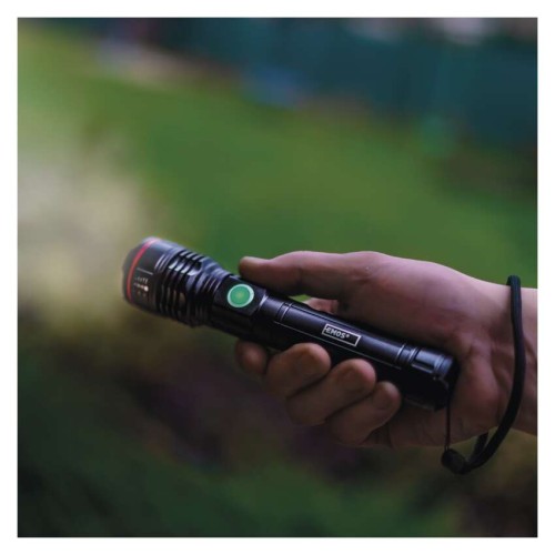 Torcia LED Ricaricabile in Metallo...