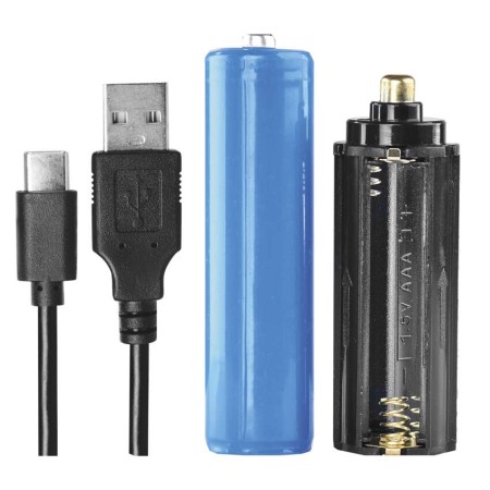 Torcia LED Ricaricabile in Metallo 600 lm | Emos P3116