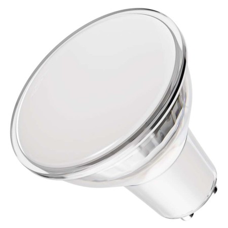 Lampadina LED GU10 3W (32W) 345lm 2700K Luce Calda Finitura Argento Vetro | Emos ZQ8E17